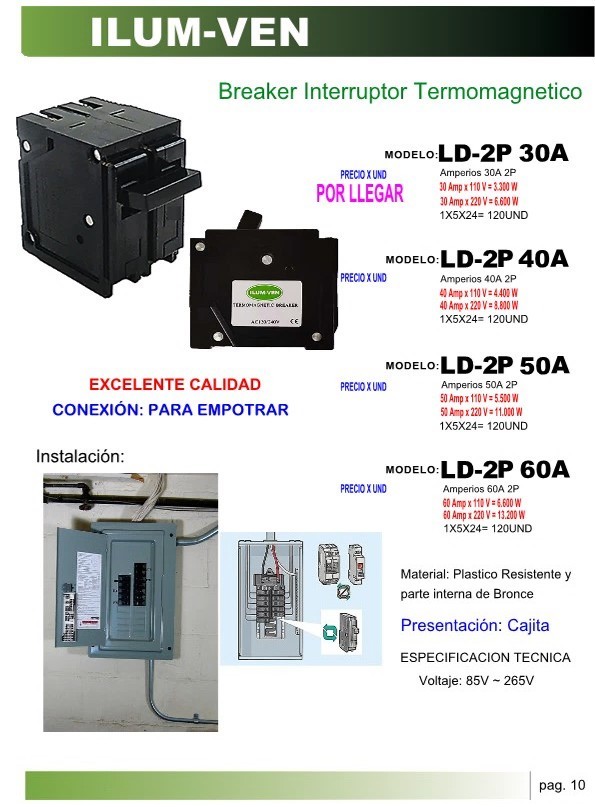 Breaker EMP 2 X 30 AMP